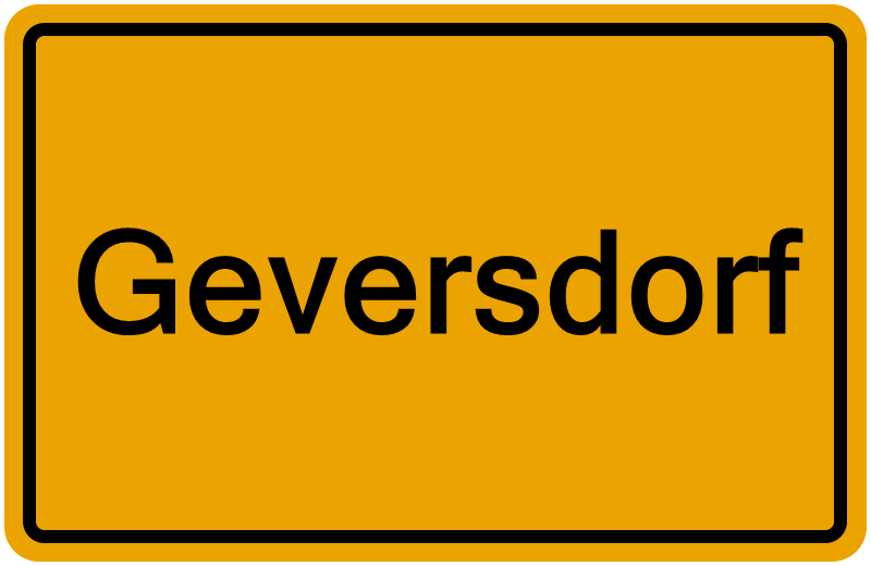 Handelsregisterauszug Geversdorf