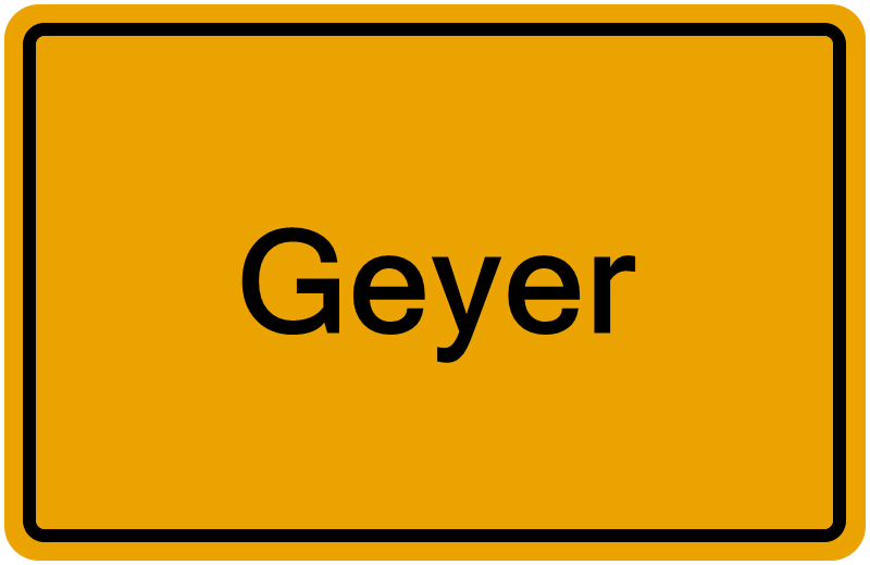 Handelsregisterauszug Geyer