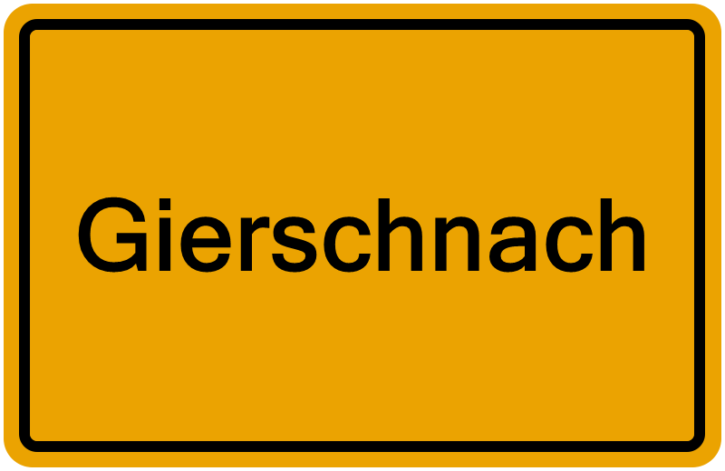 Handelsregisterauszug Gierschnach