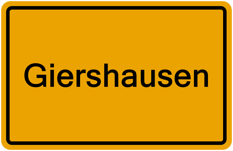 Handelsregisterauszug Giershausen