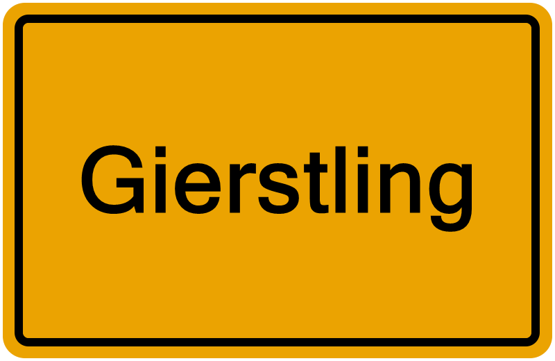 Handelsregisterauszug Gierstling