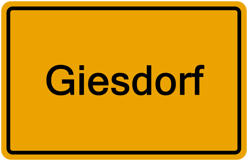 Handelsregisterauszug Giesdorf