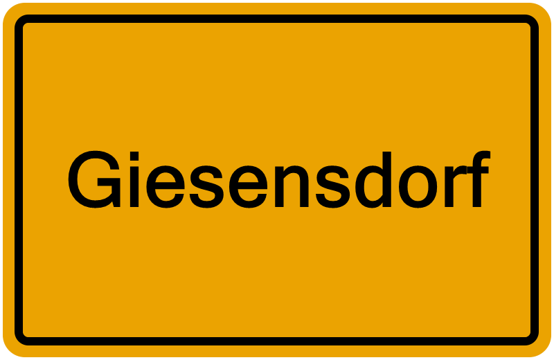 Handelsregisterauszug Giesensdorf