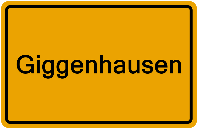 Handelsregisterauszug Giggenhausen
