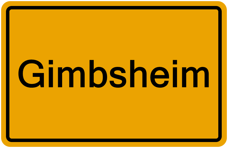 Handelsregisterauszug Gimbsheim