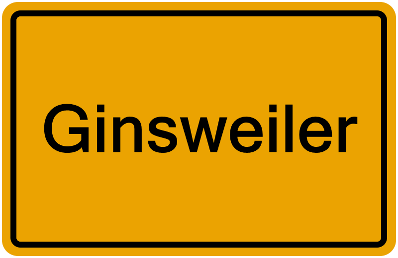 Handelsregisterauszug Ginsweiler