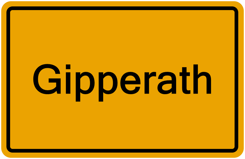 Handelsregisterauszug Gipperath