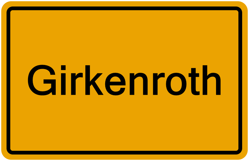 Handelsregisterauszug Girkenroth