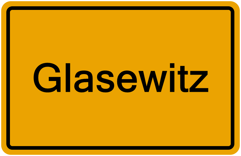 Handelsregisterauszug Glasewitz