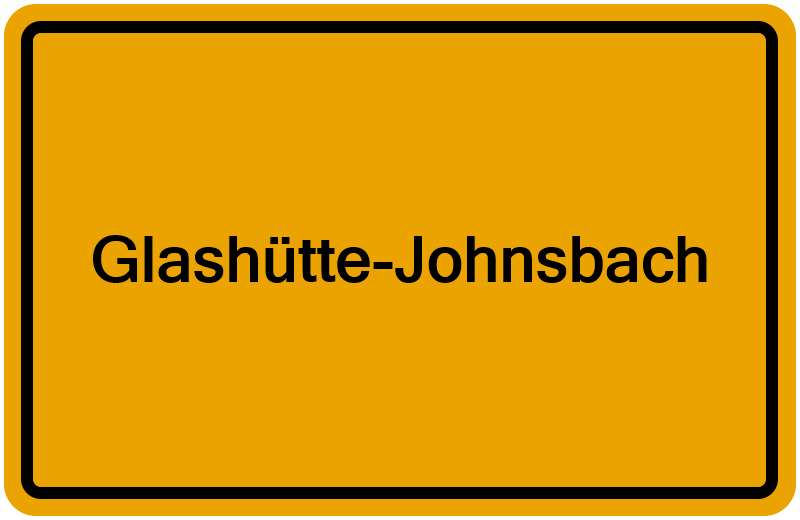 Handelsregisterauszug Glashütte-Johnsbach
