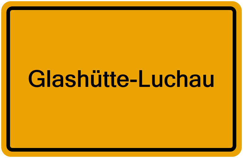 Handelsregisterauszug Glashütte-Luchau