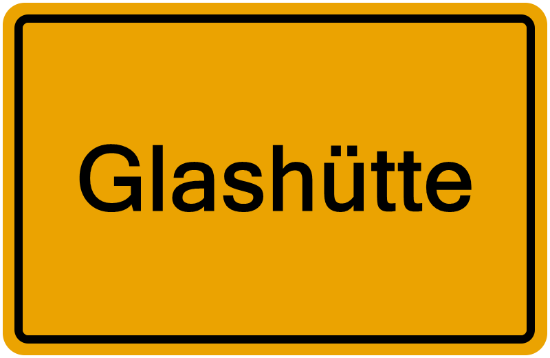 Handelsregisterauszug Glashütte