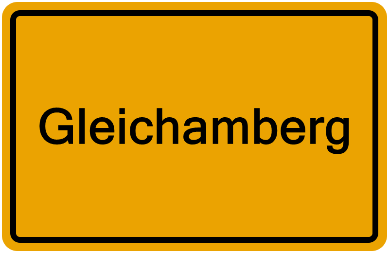 Handelsregisterauszug Gleichamberg