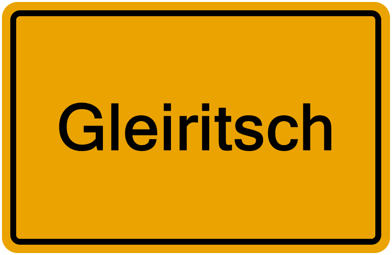 Handelsregisterauszug Gleiritsch