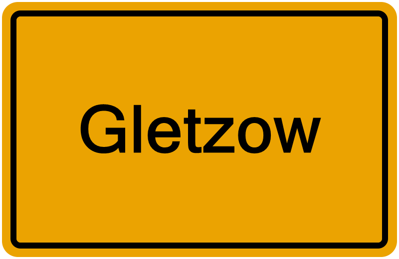 Handelsregisterauszug Gletzow