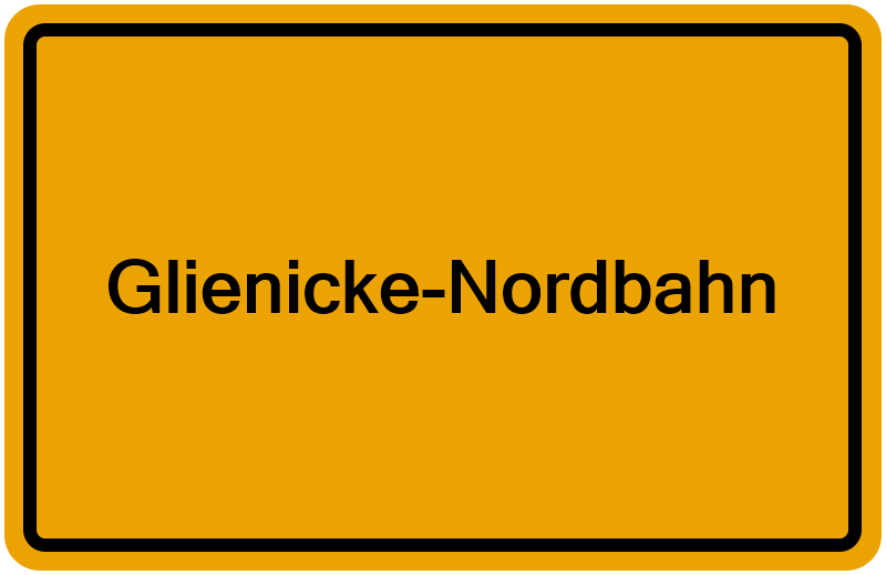 Handelsregisterauszug Glienicke-Nordbahn