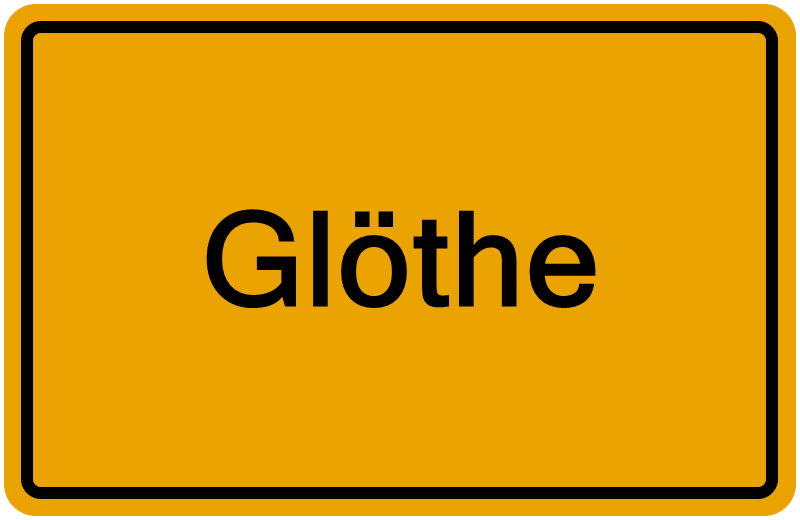 Handelsregisterauszug Glöthe