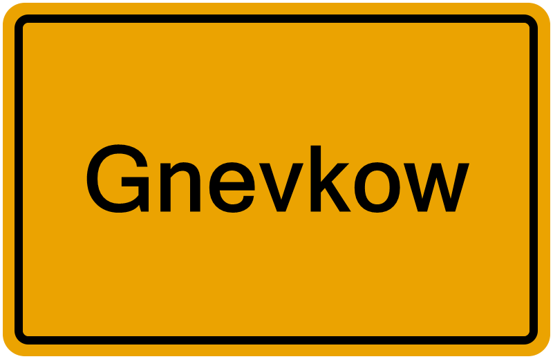 Handelsregisterauszug Gnevkow