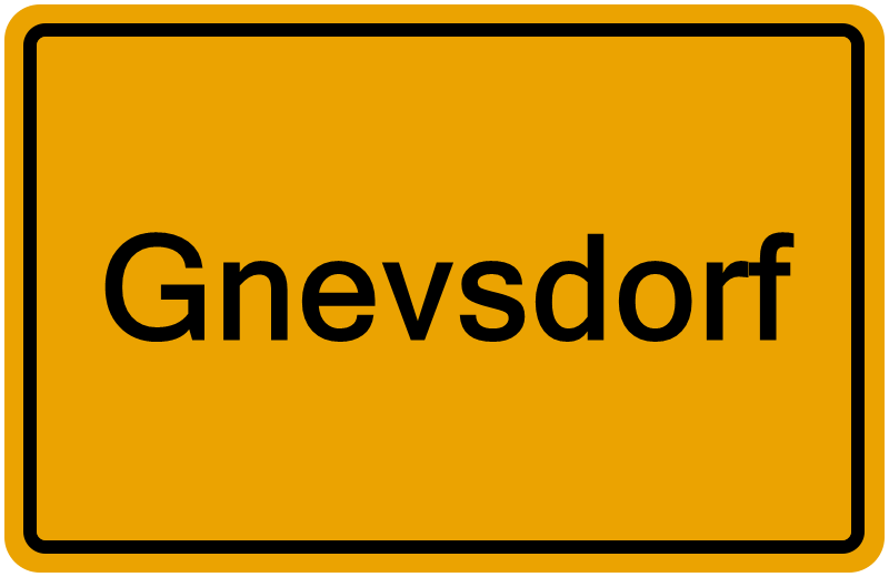 Handelsregisterauszug Gnevsdorf