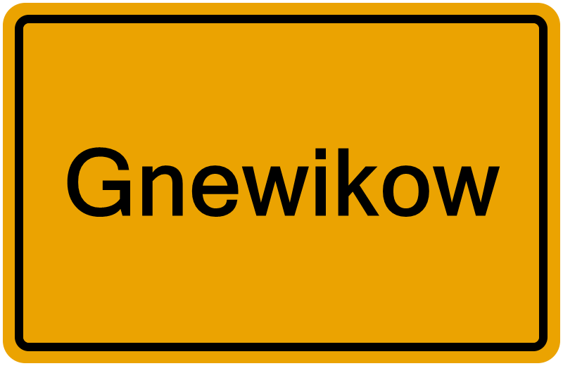 Handelsregisterauszug Gnewikow