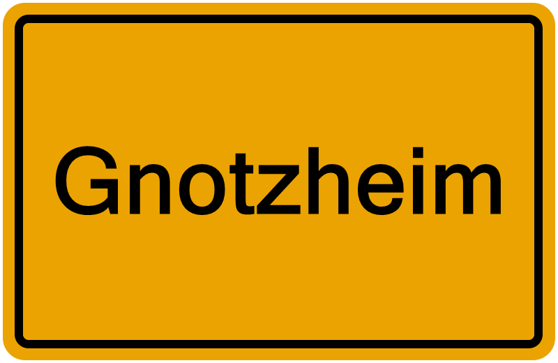 Handelsregisterauszug Gnotzheim