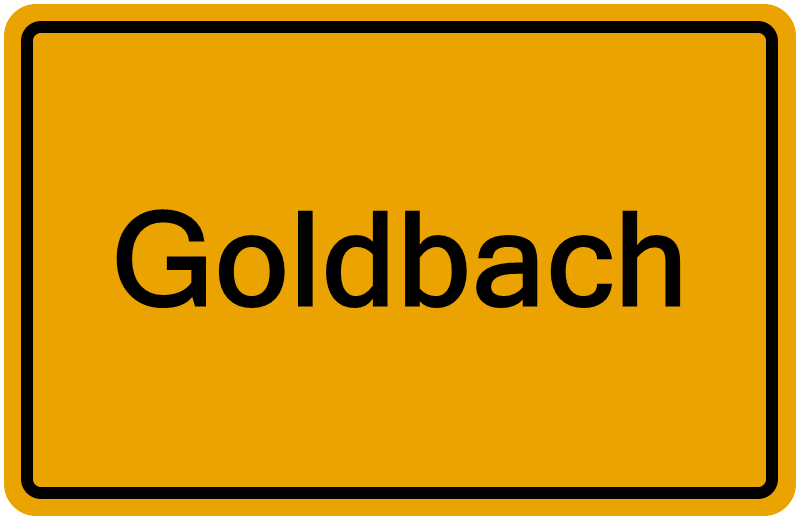Handelsregisterauszug Goldbach