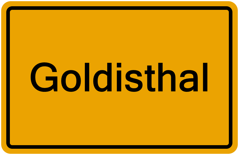 Handelsregisterauszug Goldisthal