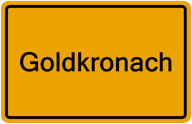 Handelsregisterauszug Goldkronach