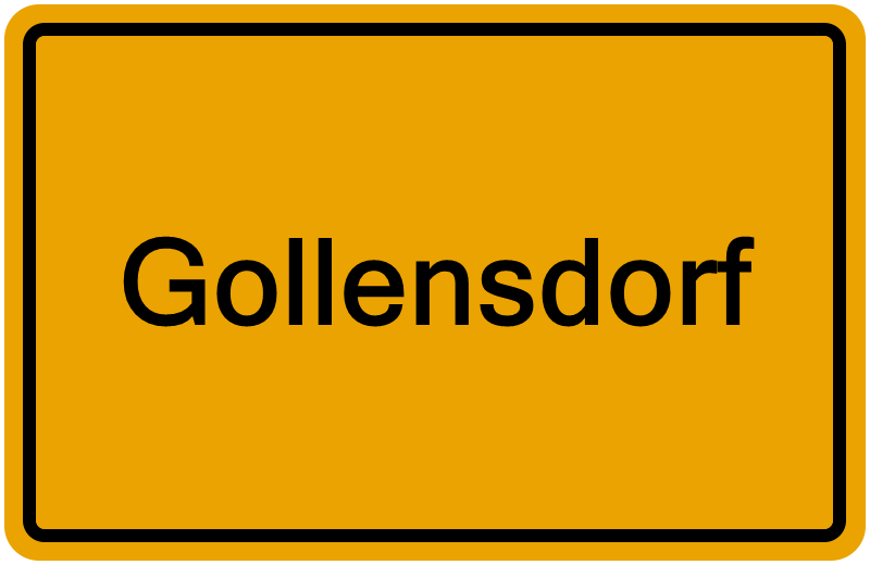 Handelsregisterauszug Gollensdorf