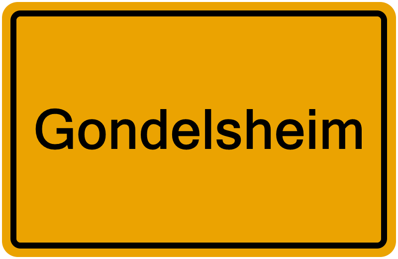 Handelsregisterauszug Gondelsheim