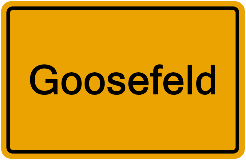 Handelsregisterauszug Goosefeld