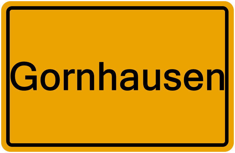 Handelsregisterauszug Gornhausen