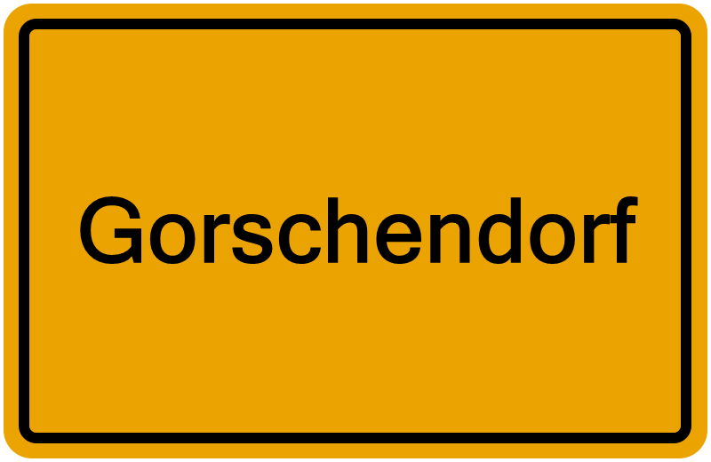 Handelsregisterauszug Gorschendorf