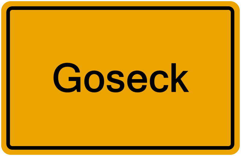 Handelsregisterauszug Goseck