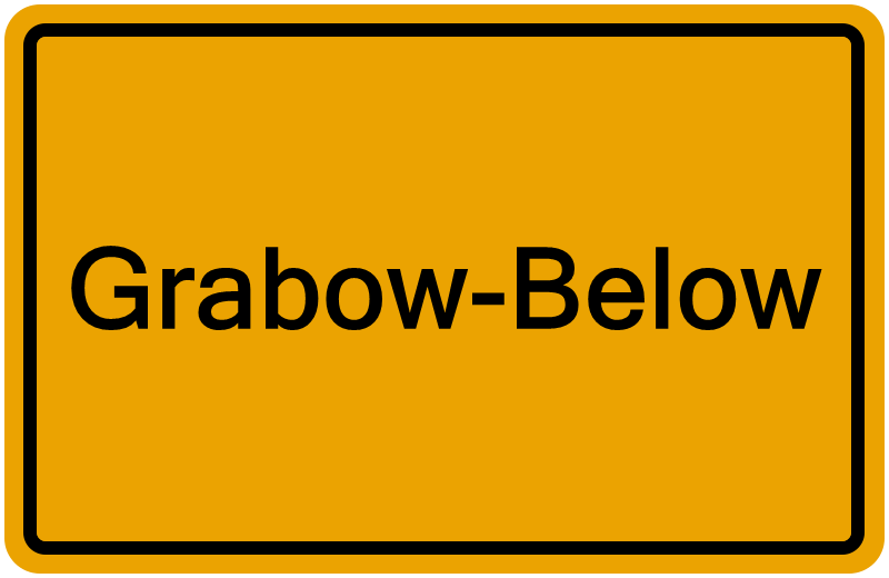 Handelsregisterauszug Grabow-Below