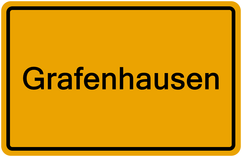 Handelsregisterauszug Grafenhausen