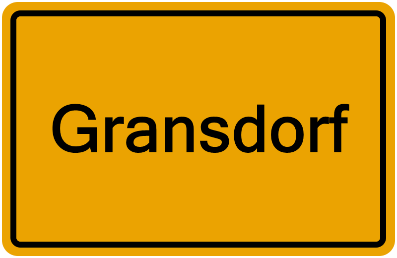 Handelsregisterauszug Gransdorf