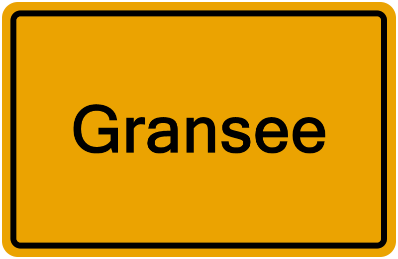 Handelsregisterauszug Gransee