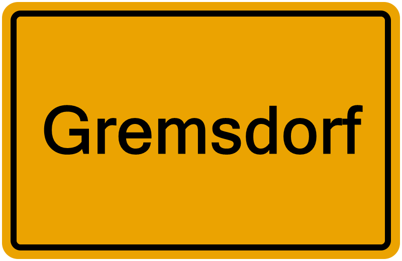 Handelsregisterauszug Gremsdorf