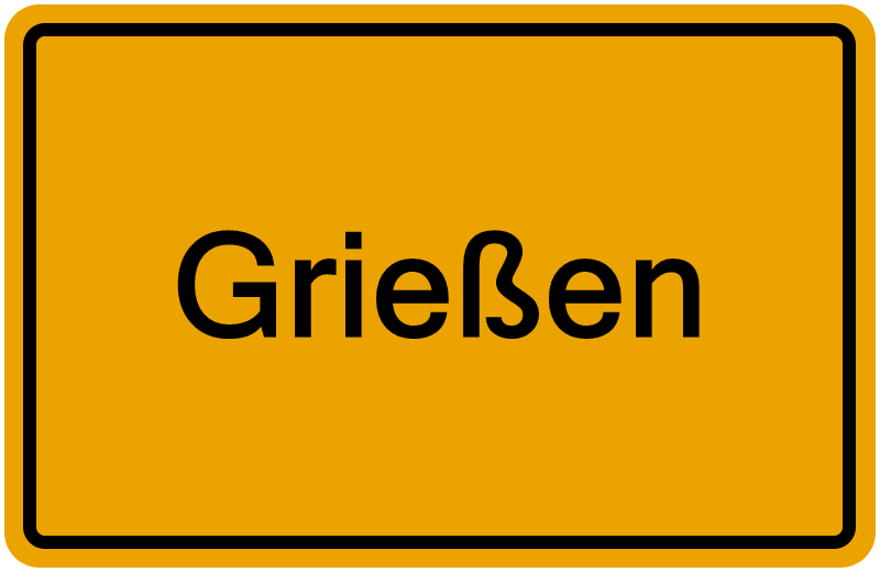 Handelsregisterauszug Grießen