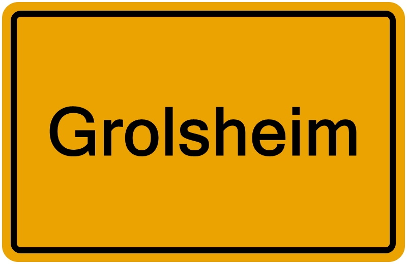 Handelsregisterauszug Grolsheim