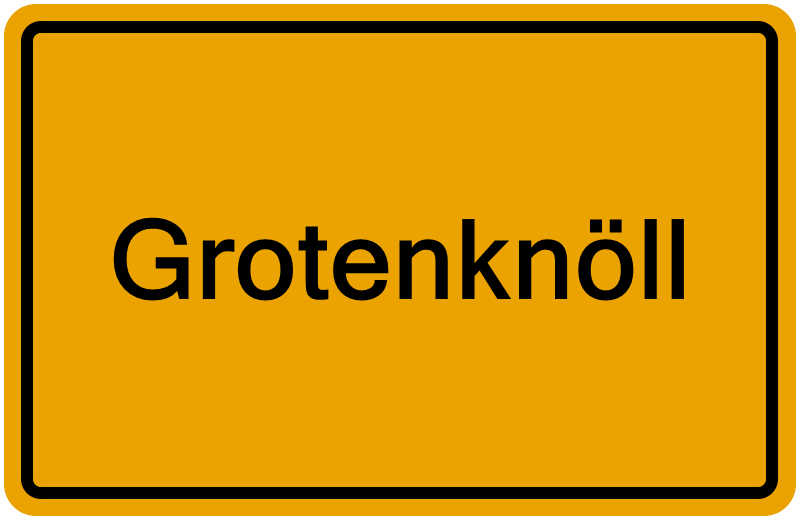 Handelsregisterauszug Grotenknöll