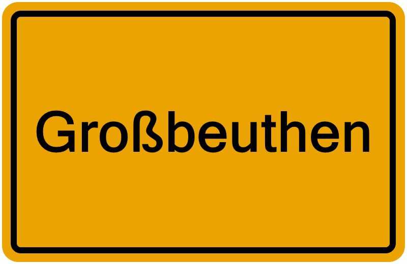 Handelsregisterauszug Großbeuthen