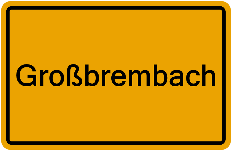 Handelsregisterauszug Großbrembach