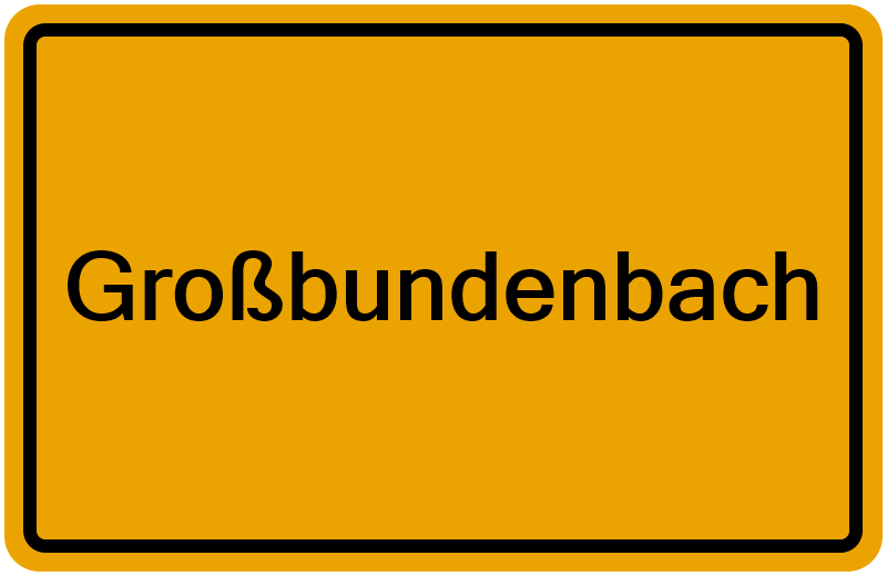 Handelsregisterauszug Großbundenbach