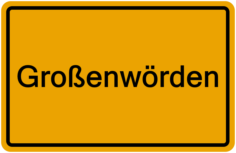 Handelsregisterauszug Großenwörden