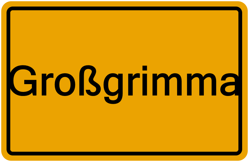Handelsregisterauszug Großgrimma