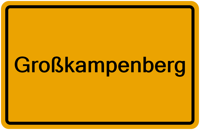 Handelsregisterauszug Großkampenberg