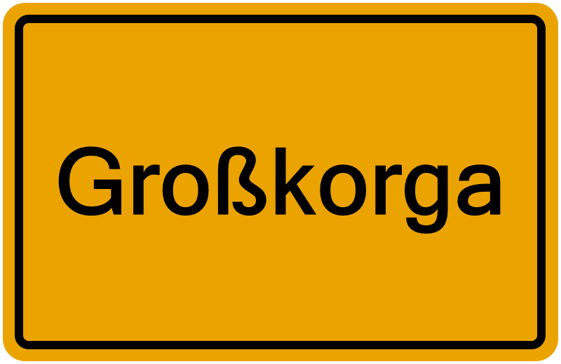 Handelsregisterauszug Großkorga