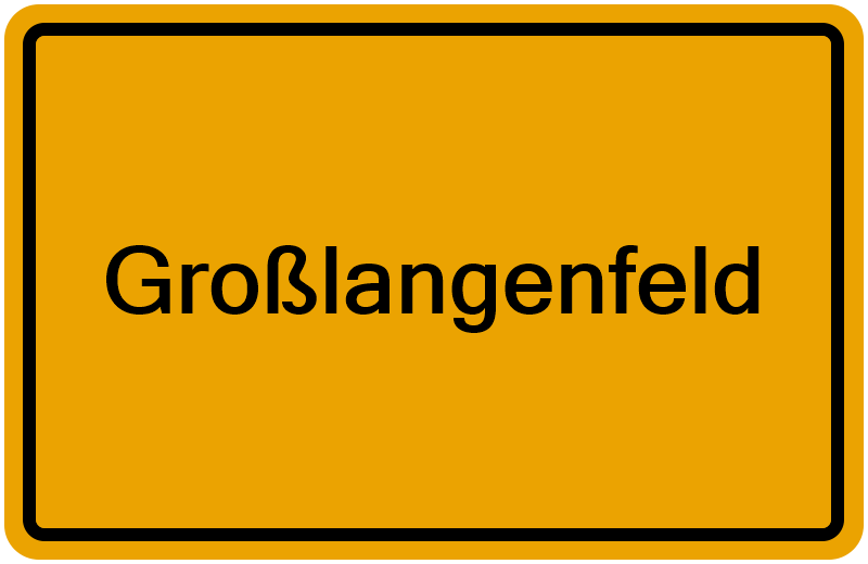 Handelsregisterauszug Großlangenfeld